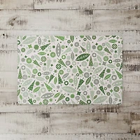Sage Midmod Christmas Floor Mat