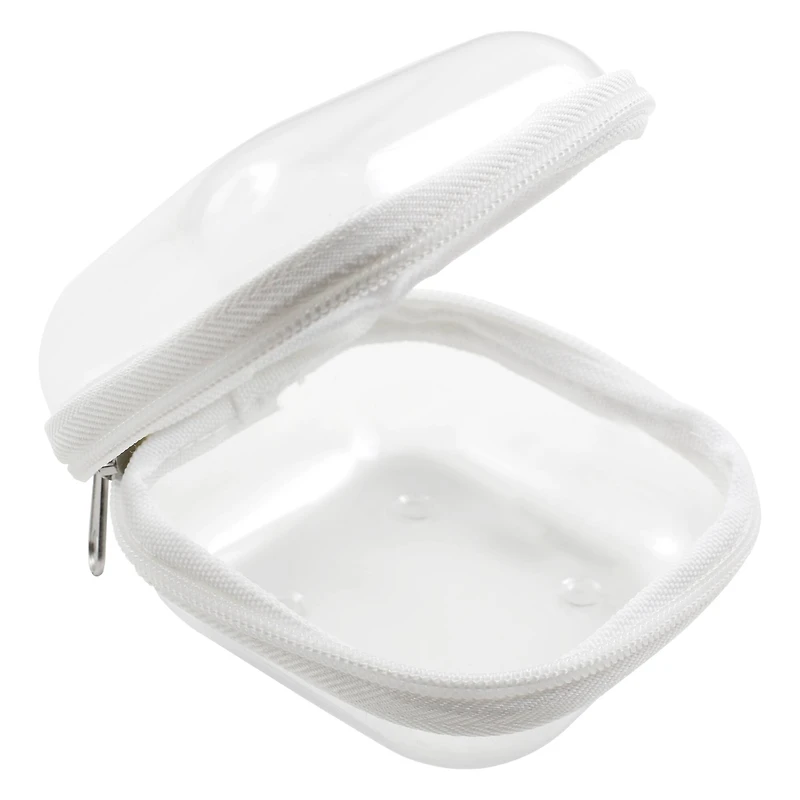 Everything Mary Clear Bubble Case with White Zipper