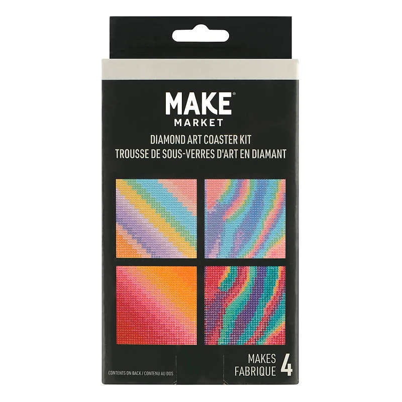 Ombre Diamond Art Coaster Kit by Make Market®