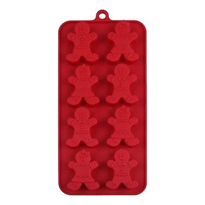 Gingerbread Girl & Boy Silicone Candy Mold by Makery™