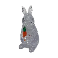 3D Crystal Puzzle - Rabbit (White): 43 Pcs