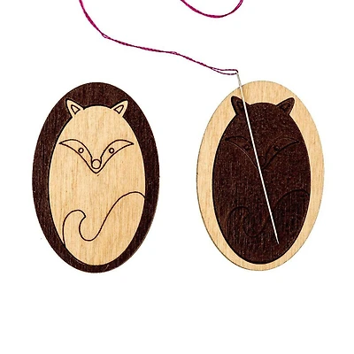 Wonderland Crafts Fox Double-Sided Magnetic Needle Holder