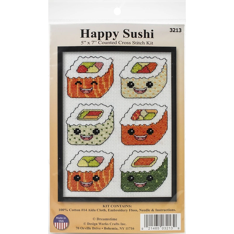 Design Works™ Sushi Counted Cross Stitch Kit