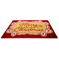 Merry Christmas with Pink Bows Doormat by Ashland®