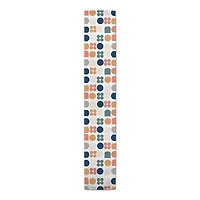 Retro Shapes 16" x 90" Cotton Twill Runner