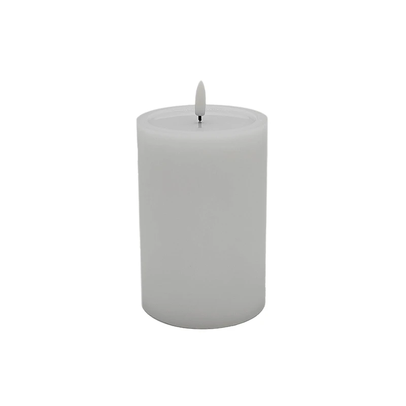 4" x 6" LED Wax Pillar Flickering Candle by Ashland
