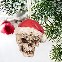 Design Toscano Skelly Claus II Holiday Skeleton Ornament