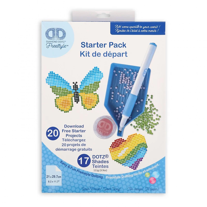 Diamond Dotz® Designer Starter Diamond Painting Kit