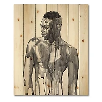 Designart - Handsome African Man Portrait On White I