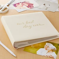 Cream Our Best Day Ever 2-Up Photo Album by Recollections™