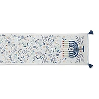 DII® 72" Hanukkah Menorah Reversible Table Runner