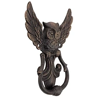 Design Toscano Mystical Spirit Owl Authentic Foundry Iron Door Knocker
