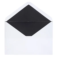 5.25" x 7.25" Black Foil Lined Envelopes by Recollections™, 10ct.