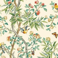 Surface Style Kimono Vine Peel & Stick Wallpaper