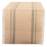 DII® 108" Double Border Burlap Table Runner
