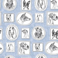 Surface Style Pup Portraits Peel & Stick Wallpaper