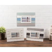 DII® White Shiplap 4" x 6" Picture Frame