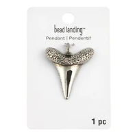 Silver Metal Tooth Pendant by Bead Landing™