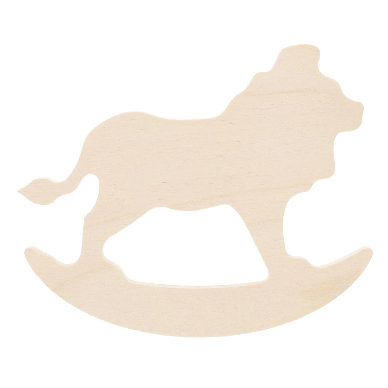 Leisure Arts® 6" Rocking Lion Wood Shape