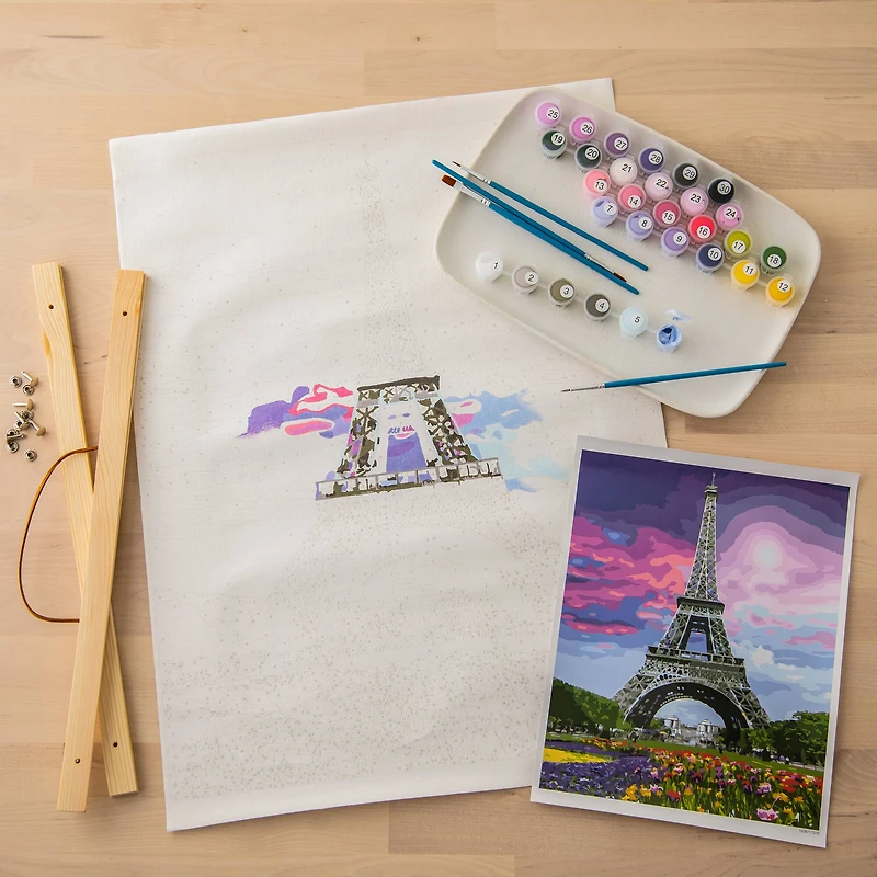 Eiffel Tower Paint-by-Number Kit by Artist's Loft™ Necessities™