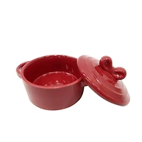 Mini Red Ceramic Cocotte by Makery™