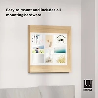 Umbra Lookout 4" x 6" Natural Wall Multi-Picture Frame