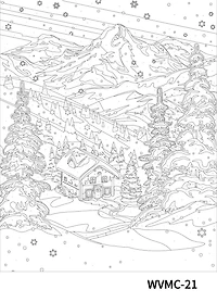 16" x 20" Winter Cabin Paint-by-Number Kit by Artist's Loft™