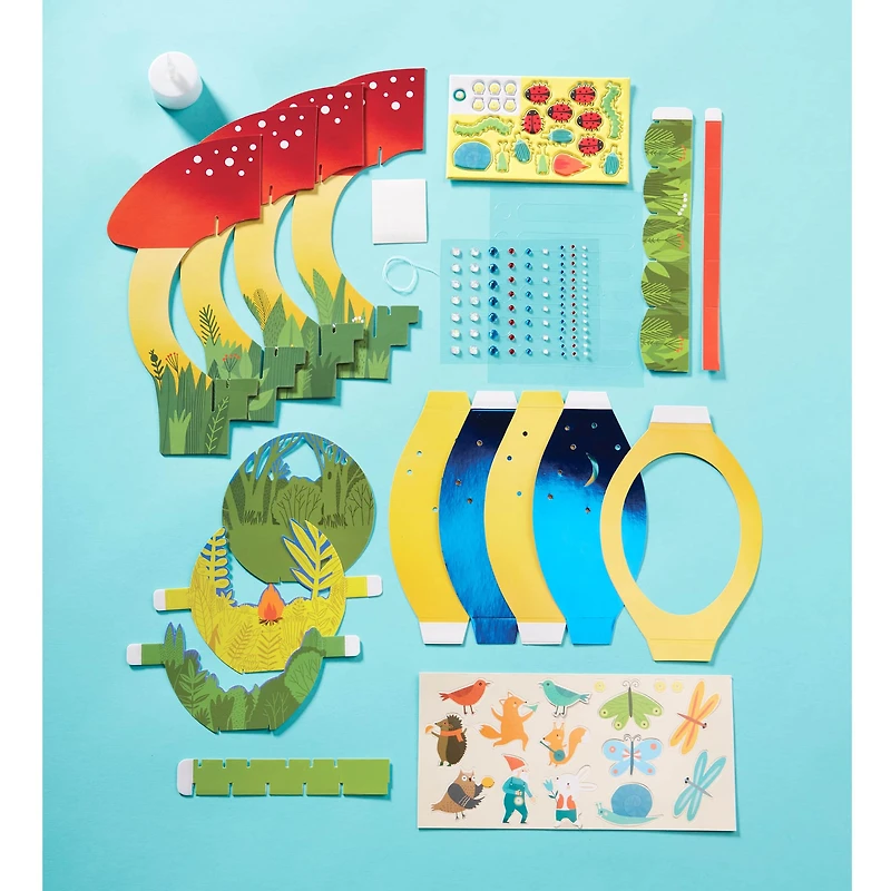 Bright Stripes Lantern Lands Forest Festival Light Up Activity Kit