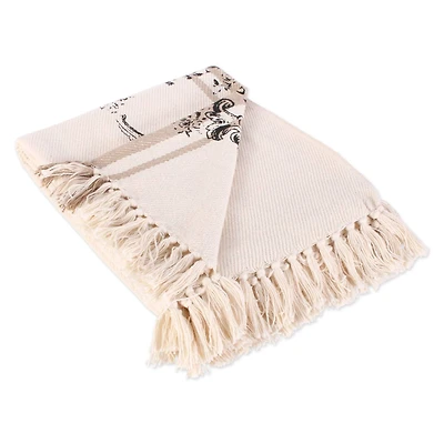 DII® French Grain Sack Printed Throw