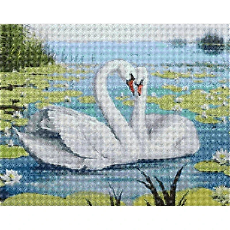 Wizardi Swan Song Diamond Painting Kit