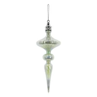 8.75" Iridescent Finial Glass Ornament by Ashland®