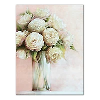 Blush Pink Bouquet 18" x 24" Canvas Wall Art