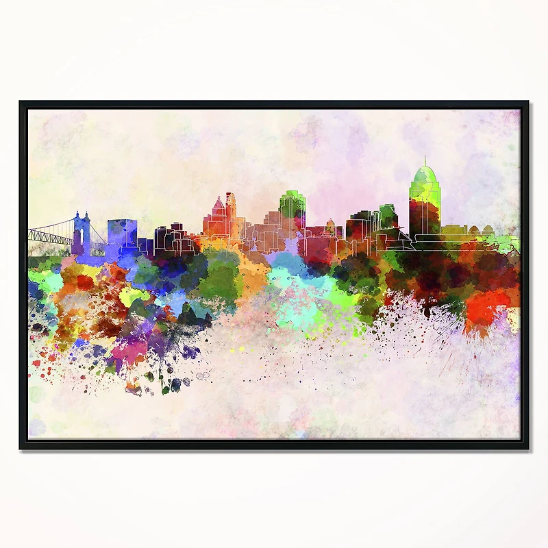 Designart - Cincinnati Skyline