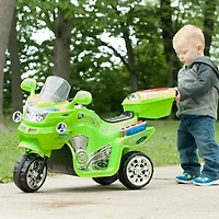 Toy Time Green Battery Powered Ride-On Motorcycle