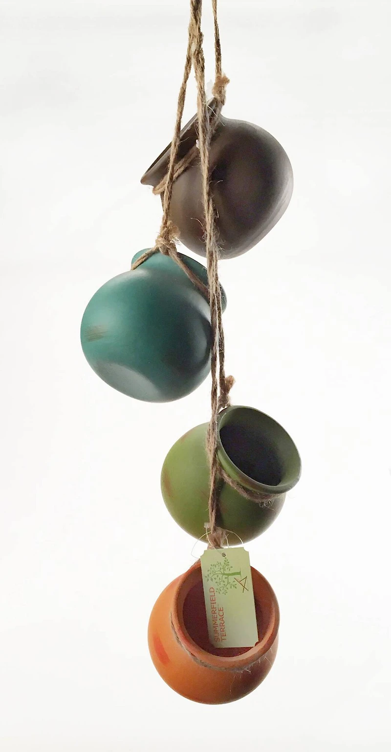 23" Dangling Mini Pots