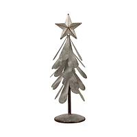 Glitzhome® Galvanized Metal Christmas Tree Table Décor Set