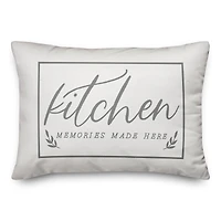 Kitchen Memories 20" x 14" Throw Pillow