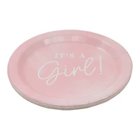 7" It's A Girl Plates, 10ct. by Celebrate It™