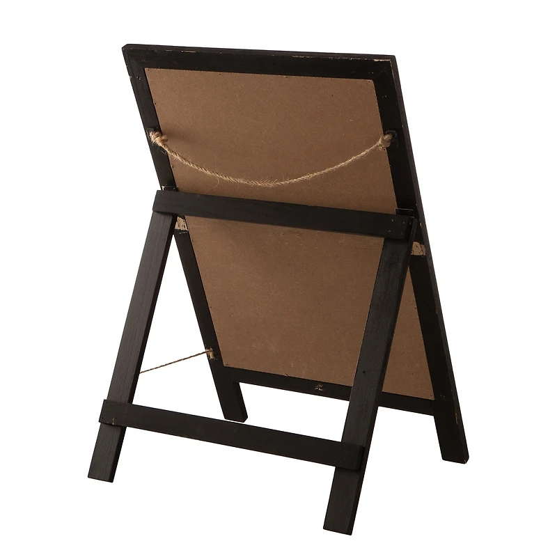 Glitzhome® Halloween Wooden Standing Easel Sign Décor