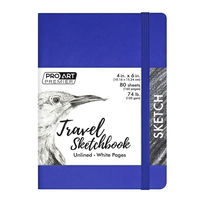 Pro Art® Premier Royal Blue Travel Sketchbook