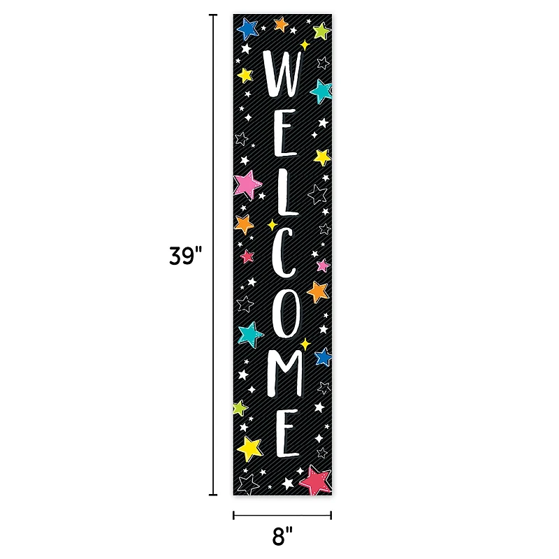 Creative Teaching Press® Star Bright Welcome Banner, 8" x 39", Pack of 3