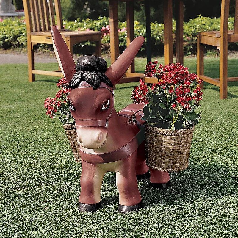 Design Toscano® 23" Pancho the Burro Planter Sculpture