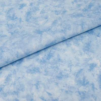 SINGER Christmas Tone-on-Tone Light Blue Cotton Fabric