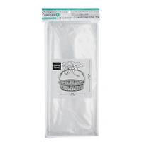 Jumbo Clear Basket Gift Bags by Celebrate It™, 12ct.