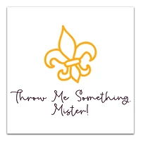 Throw Me Something Canvas Wall Art