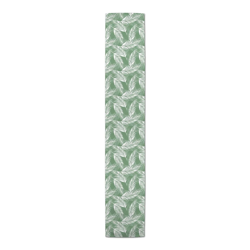 Palms on Green Outdoor Table Runner