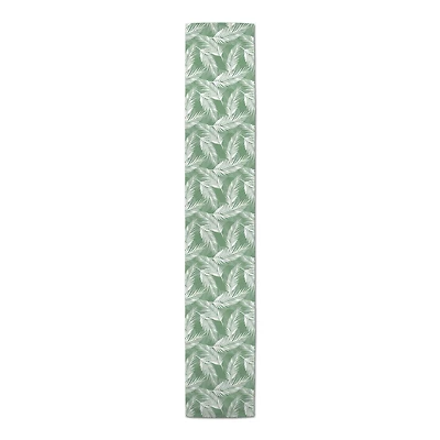Palms on Green Outdoor Table Runner