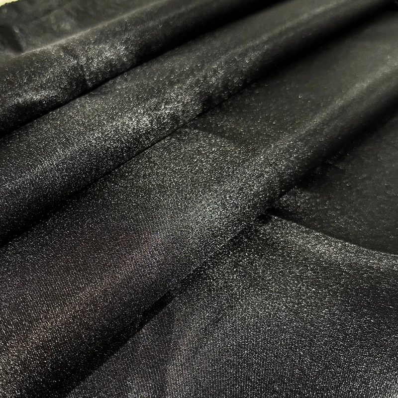 Feldman Black Costume Satin