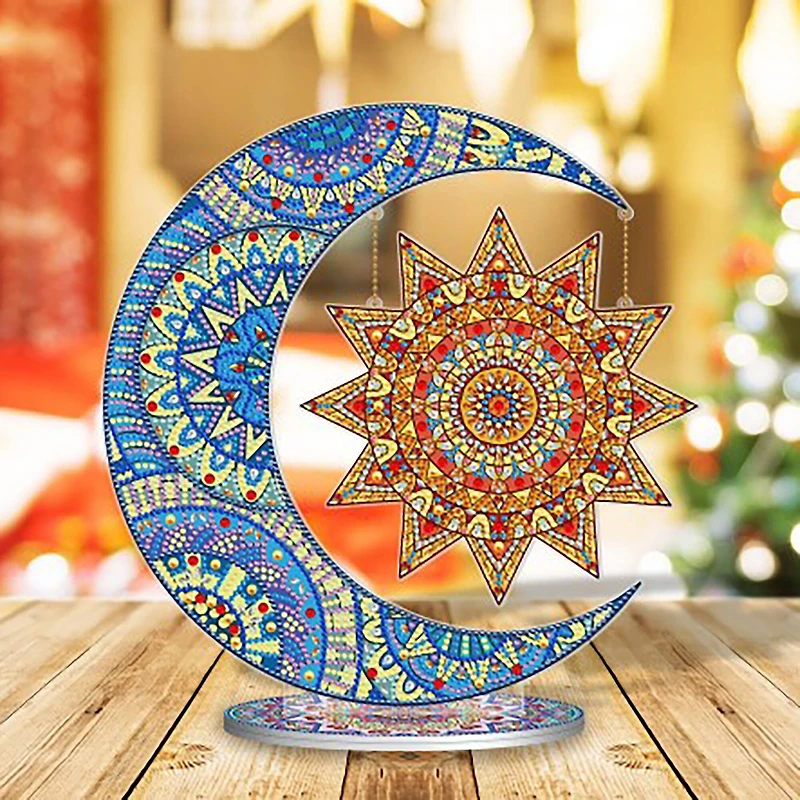 Sparkly Selections Sun and Moon 3D Table Decoration Diamond Painting