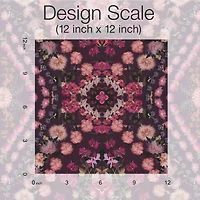 RoomMates Mr. Kate Dried Flower Kaleidoscope Peel & Stick Wallpaper